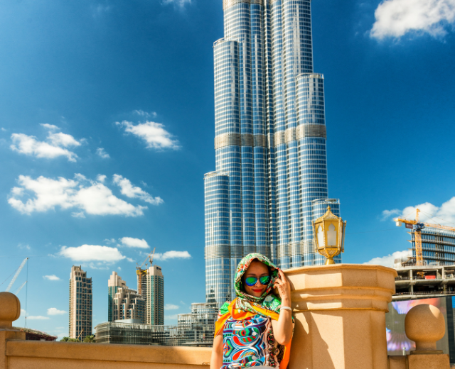 Shoppers enjoying luxury deals at Dubai Duty Free