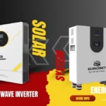 Euronet product poster showcasing solar inverter and energy storage system with focus on product poster design in Dubai