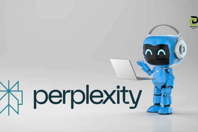 Perplexity AI dashboard showing marketing data