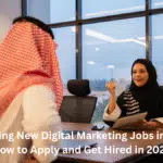 New Digital Marketing jobs in Dubai – team of marketers collaborating in a modern Dubai office