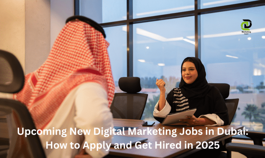 New Digital Marketing jobs in Dubai – team of marketers collaborating in a modern Dubai office